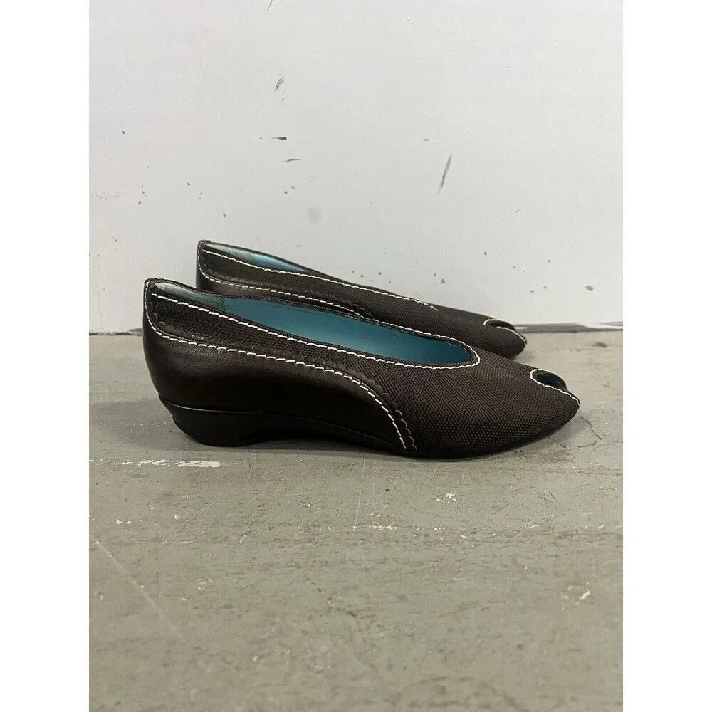Thierry Rabotin Women's Dark Brown Size 36.5 EU US 6.5 Flats Made in Italy